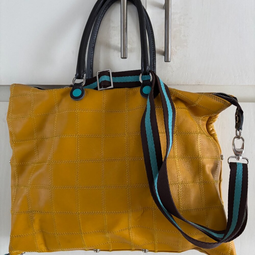 Gab's Italian Leather Bag - Satchel and Over the Shoulder